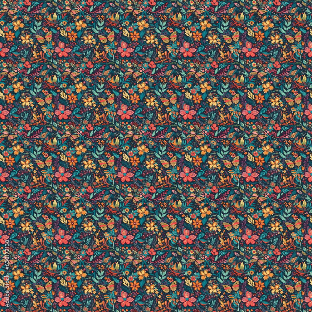 Seamless vector pattern without borders