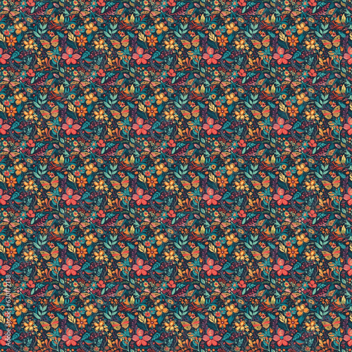 Seamless vector pattern without borders