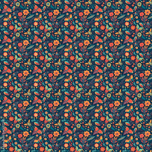 Seamless vector pattern without borders