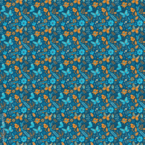 Seamless vector pattern without borders