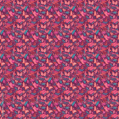 Seamless vector pattern without borders