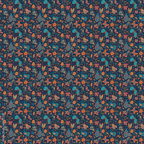 Seamless vector pattern without borders