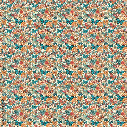 Seamless vector pattern without borders