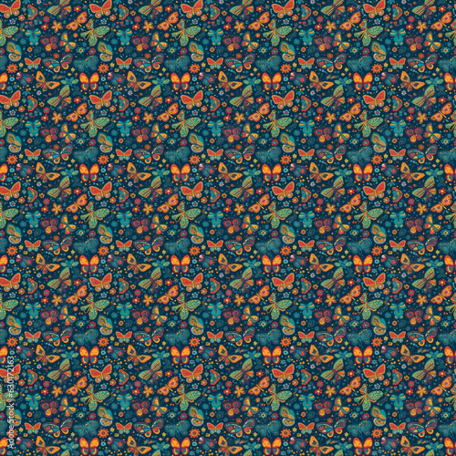 Seamless vector pattern without borders