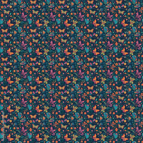 Seamless vector pattern without borders