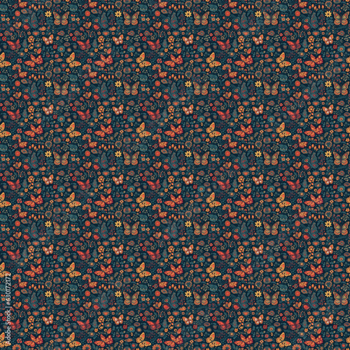 Seamless vector pattern without borders