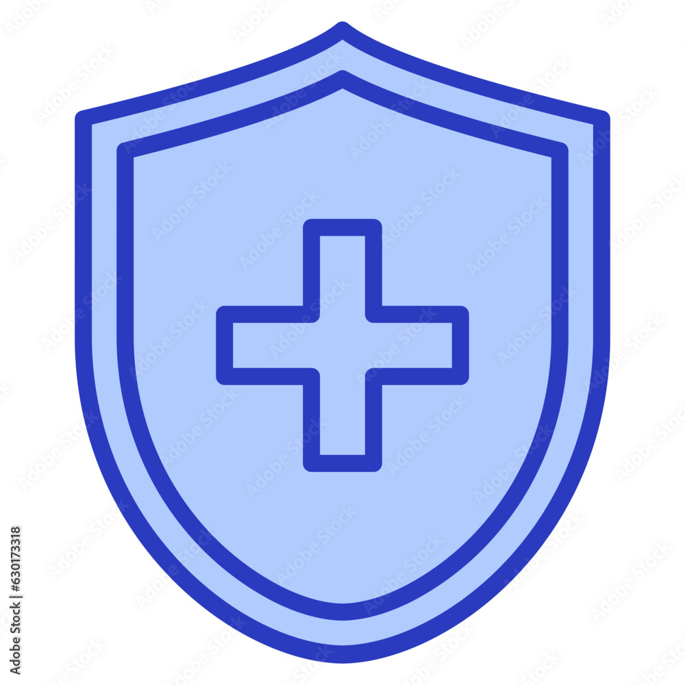 Obraz premium Shield with Cross