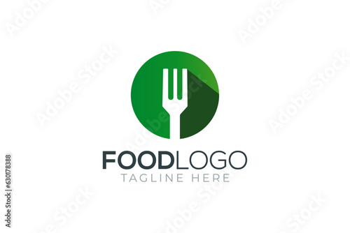 Modern Food Logo design template 