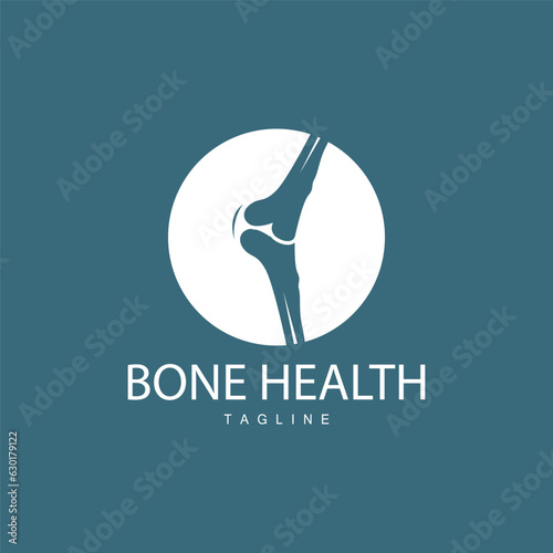 Bone Logo, Bone Care Health Design, Simple Symbol Template Illustration