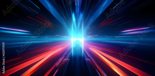 glowing neon lights background wallpaper illustration 