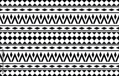 aztec seamless pattern.  rug textile print texture Tribal design, geometric symbols for logo, cards, fabric decorative works. traditional print vector illustration. on black and white background.