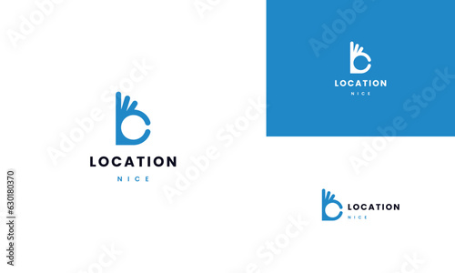 nice location logo design icon template