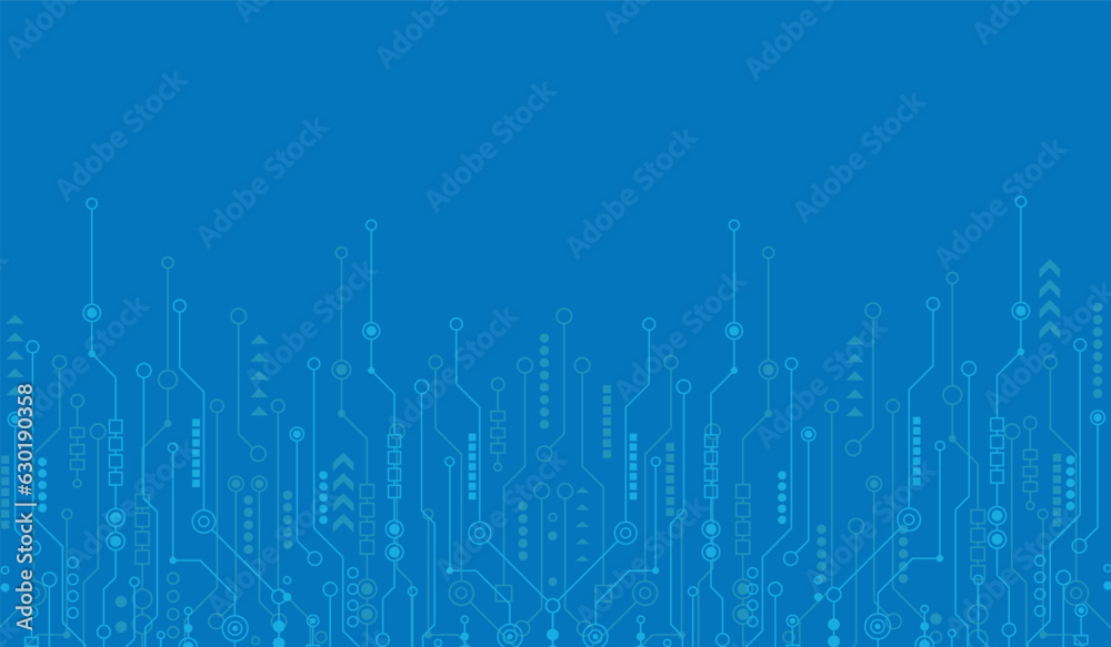 Fototapeta premium CPU Chip on Motherboard. Central Computer Processors CPU concept. Quantum computer, large data processing, database concept. Futuristic microchip processor. Digital chip.
