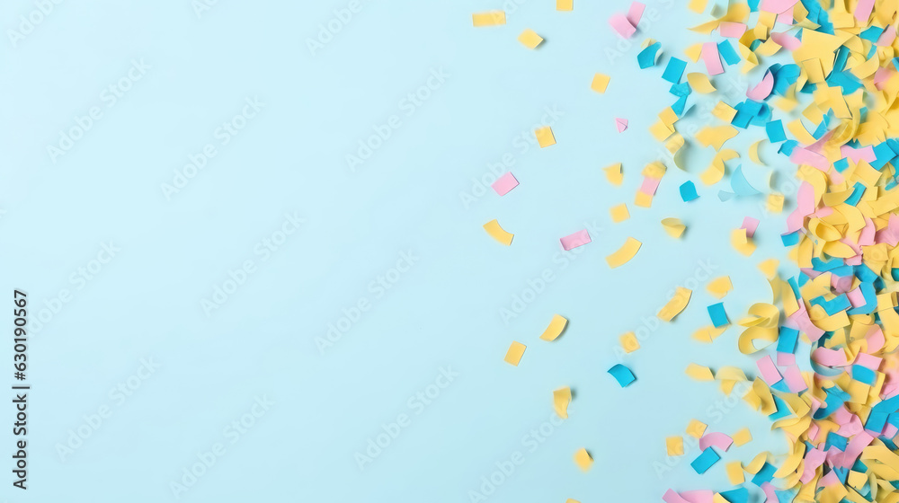 Confetti Background,  HD, Generative Ai