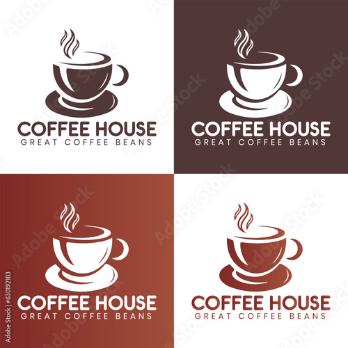 Coffee logo design for your company branding and grow your business