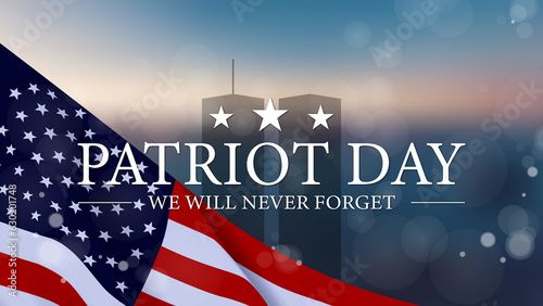 Vászonkép Patriot Day USA 911