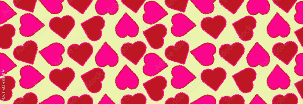 Love symbol - Vector fury hearts seamless pattern. Red and pink fury hearts om a light background. For bags print, packing, textile, print, wallpaper, Love symbol - Vector fury hearts seamless pattern. Red and pink fury hearts om a light background. For bags print, packing, textile, print, wallpaper,