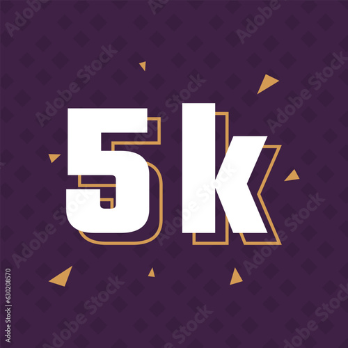 5k followers celebration of social media