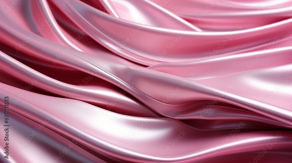 Obraz premium Metallic Silver and Pink Background