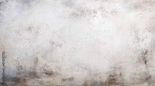 Distressed painted antique wall in white, grey, cream, ivory and gold texture. Beautiful distressed luxury vintage aged metal surface. Ancient, decayed, vintage texture background. © Caphira Lescante