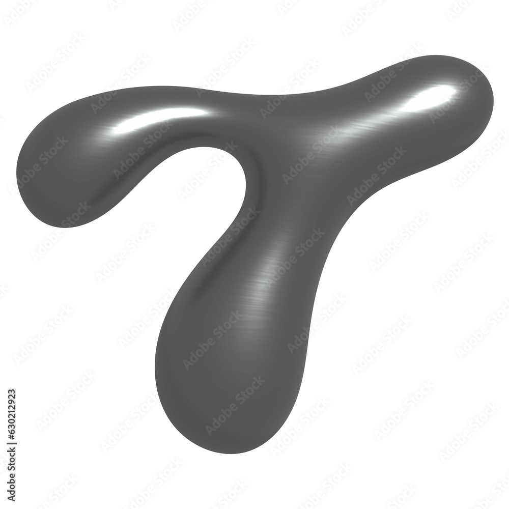 Fototapeta premium Blob chrome