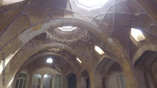 Inside Boroujerdi house Kashan Iran photo