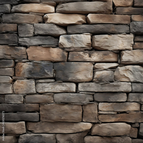 Texture of a rustic stone wall