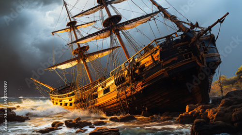 Sunken Tall Ship: Discovering Maritime History