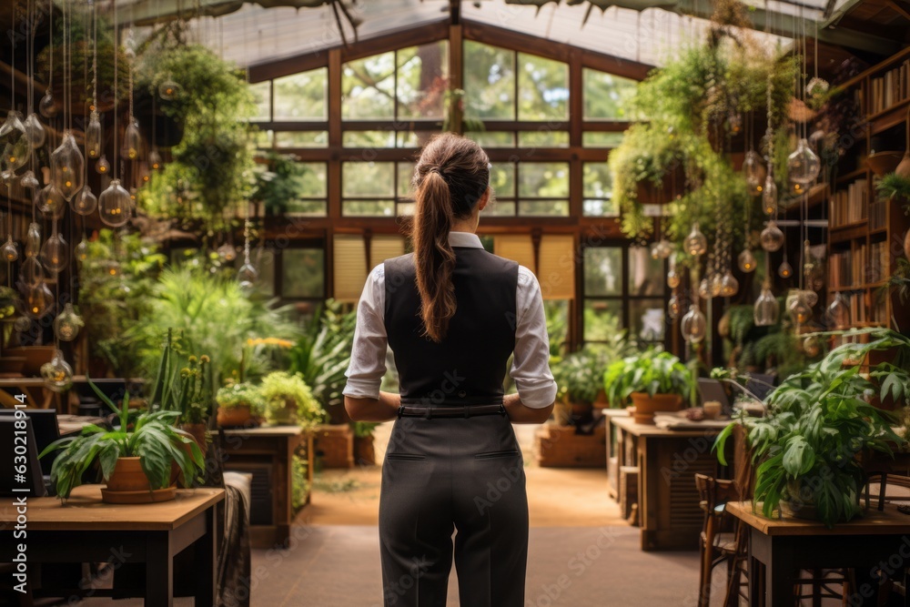 Wedding Planner Conducting A Wedding Venue Visit, Generative AI Wedding Planner Conducting A Wedding Venue Visit, Generative AI