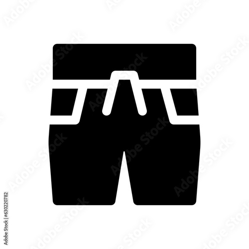 swimsuit glyph icon