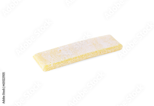 Stick of tasty chewing gum isolated on white