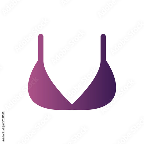 bikini flat gradient icon