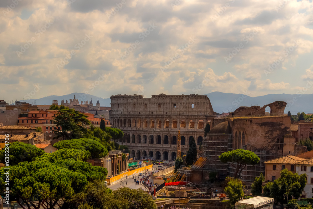 beauitful cityscape of rome italy, Rome is the capital city of Italy. It is also the capital of the Lazio region, the centre of the Metropolitan City of Rome, and a special comune named Comune di Roma