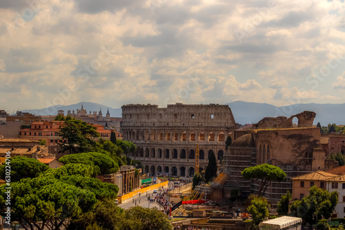 beauitful cityscape of rome italy, Rome is the capital city of Italy. It is also the capital of the Lazio region, the centre of the Metropolitan City of Rome, and a special comune named Comune di Roma