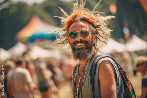 A man at the festival. © AI_images