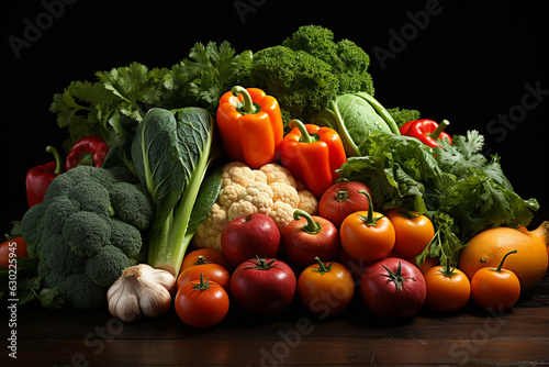 Various kinds of fresh vegetables
