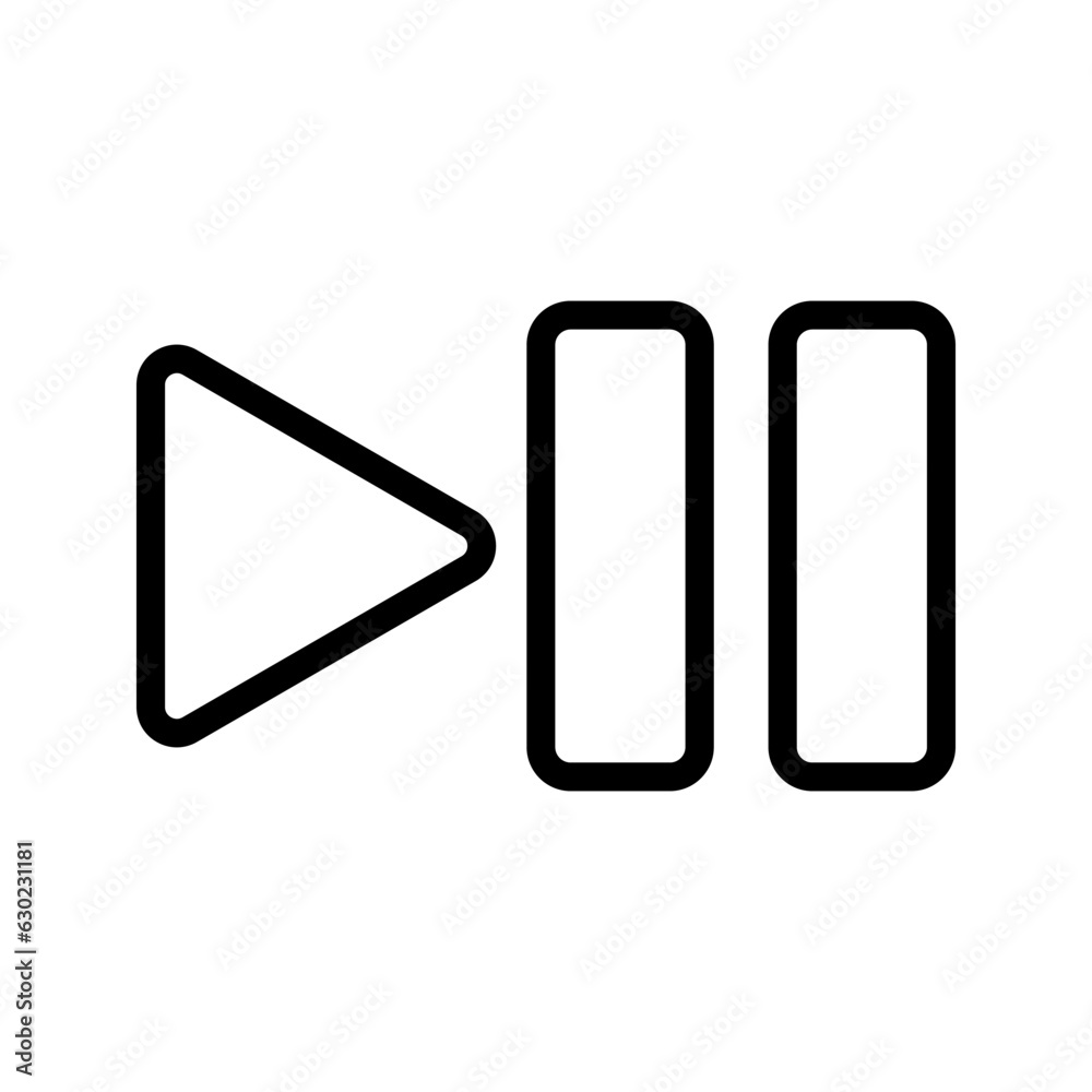 Play and Pause button icon color editable Play and Pause button icon color editable