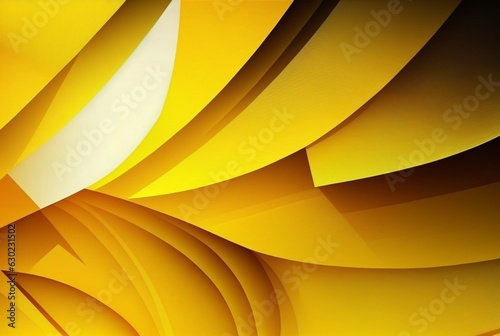 yellow abstract beautiful background. generative ai