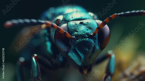 close up of a beetle