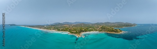 Cala Luna, Cala Mariolu, cala Goloritze, Ostküste, Sardinien, Italien, Panorama © christian