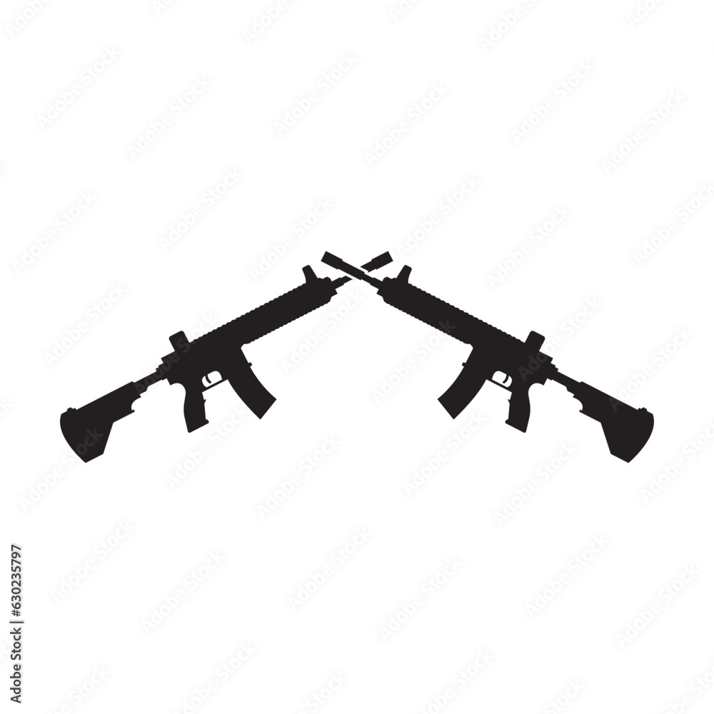 M416 weapon icon vector M416 weapon icon vector