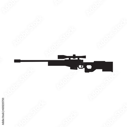 AWM weapon icon vector
