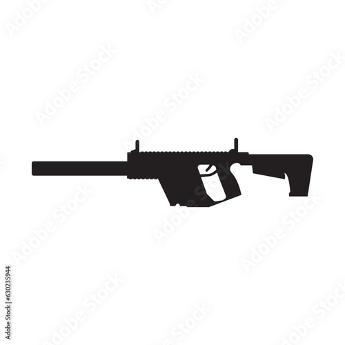 Gun icon vector