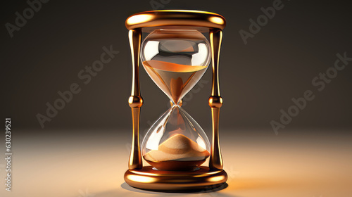 Hourglass, Sandglass, Sand timer. Generative AI