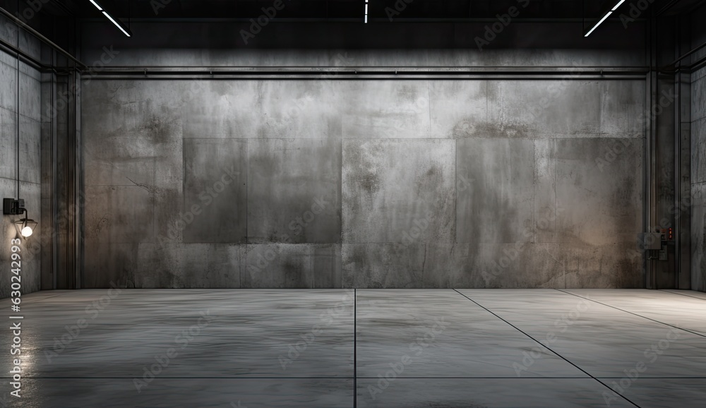 A starkly lit indoor room featuring a white-tiled floor, bare walls, and a sense of artistic potential beckons to be explored A starkly lit indoor room featuring a white-tiled floor, bare walls, and a sense of artistic potential beckons to be explored