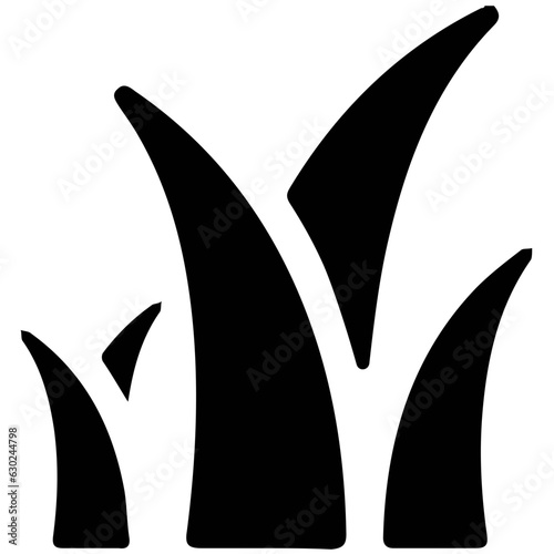 Forest and Trees Vector Solid Icons 
