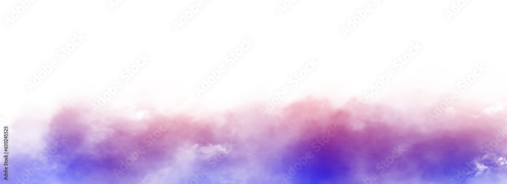 Colorful fog Isolate Transparent Background