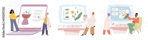 Homeopathy and herbal remedies set. Medical research laboratory diagnostics. Homeopathic treatment and phytotherapy. Traditional herb recipes of alternative medicine. Medicine pharmacy. Herbal pills