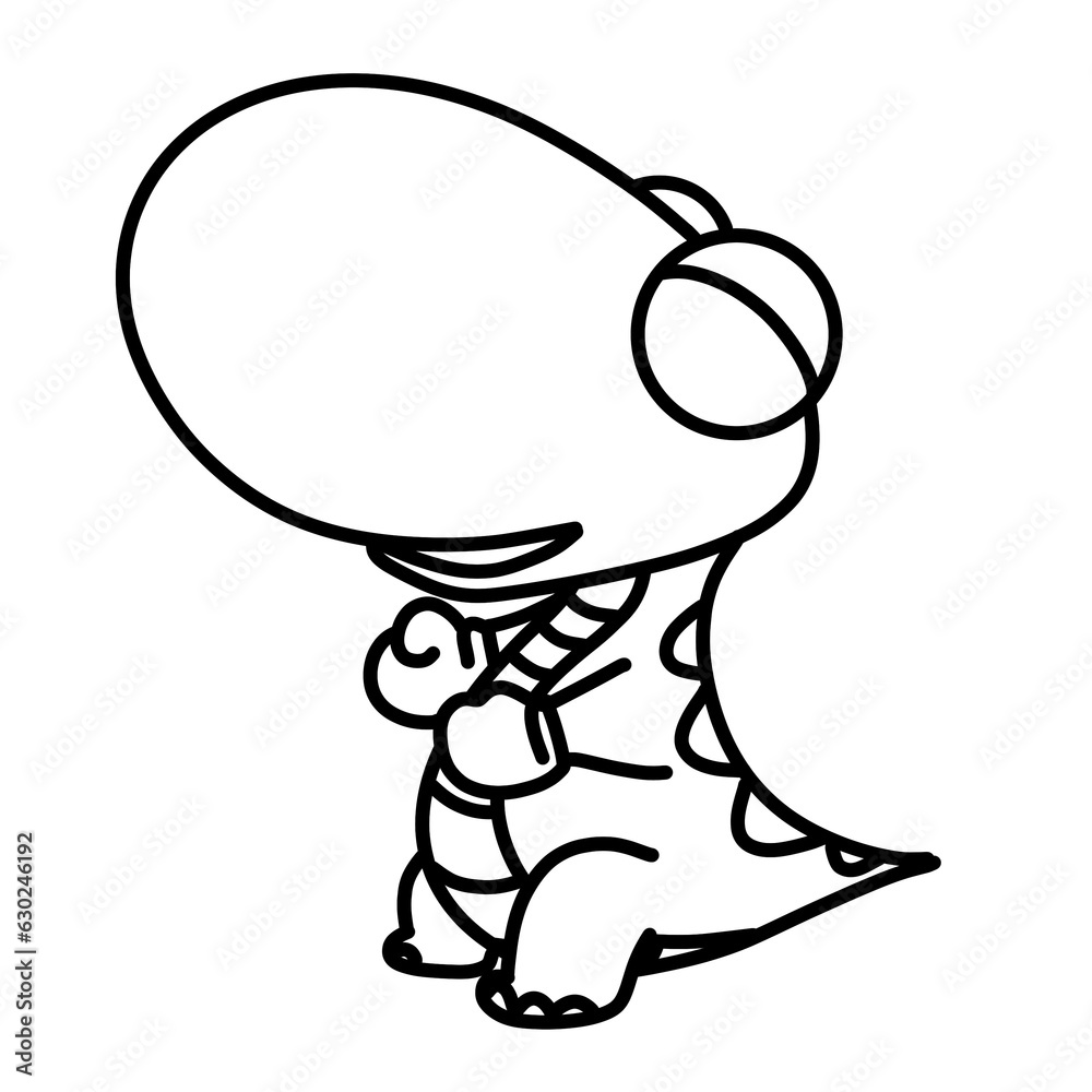 Fototapeta premium Dragon cartoon