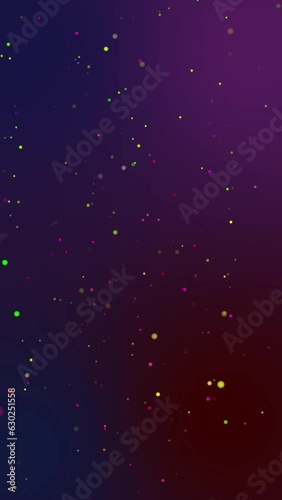 Glitter moving arond, looping vertical background video. photo
